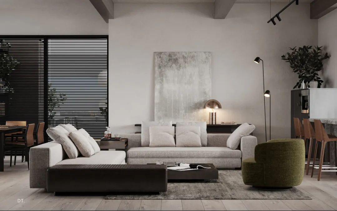 自然主义轻奢住宅，原木与艺术的完美融合-41