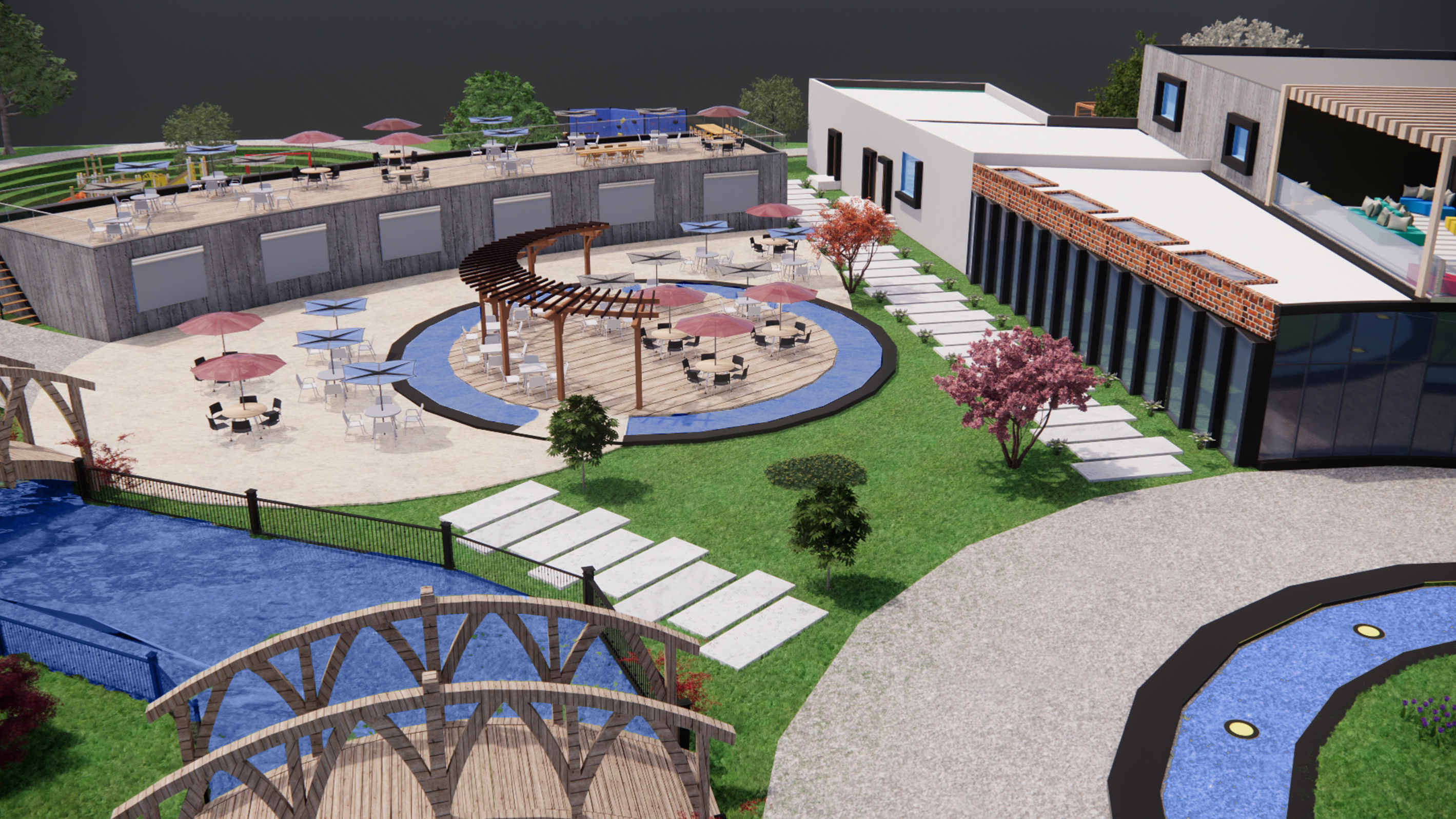 Sports Club's social building-0