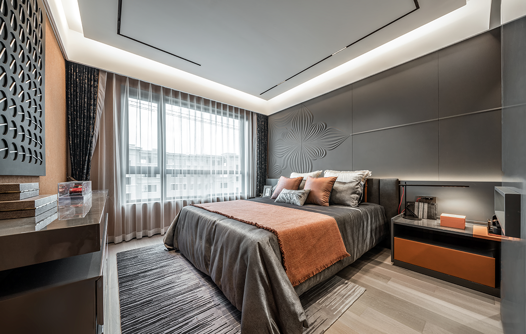 金泰中央公园上叠样板间 | 231㎡气质高级黑,简约时尚、格调十足!-31