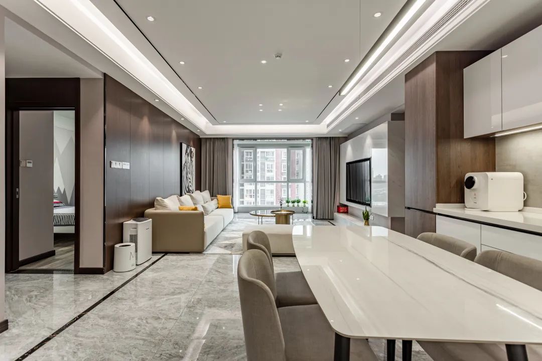 现代轻奢·160 平高级住宅丨梁明-26