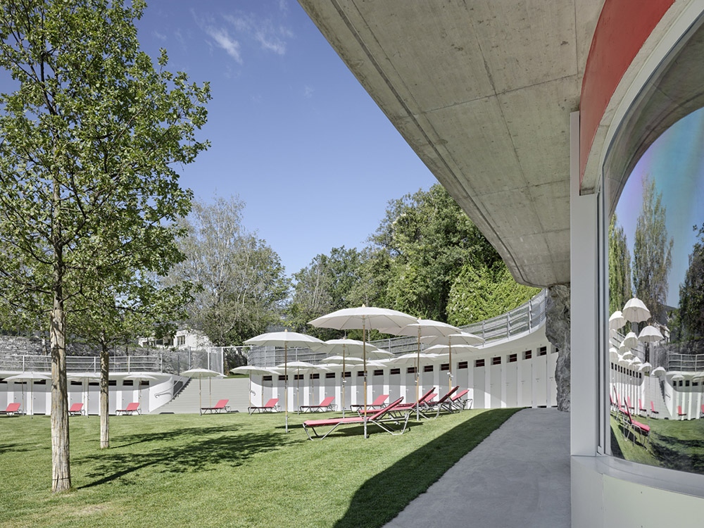 瑞士湖边“Geronde 浴场”有机更新,与自然景观完美融合-7