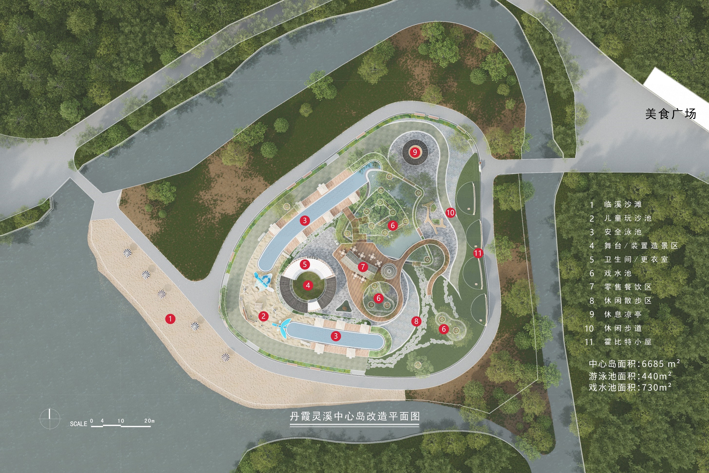 丹霞灵溪景区中心岛升级改造丨中国韶关-5