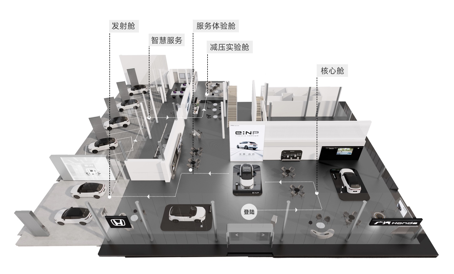广汽本田全新电动品牌e:NP全国首家广本e中心丨Cityinno-34