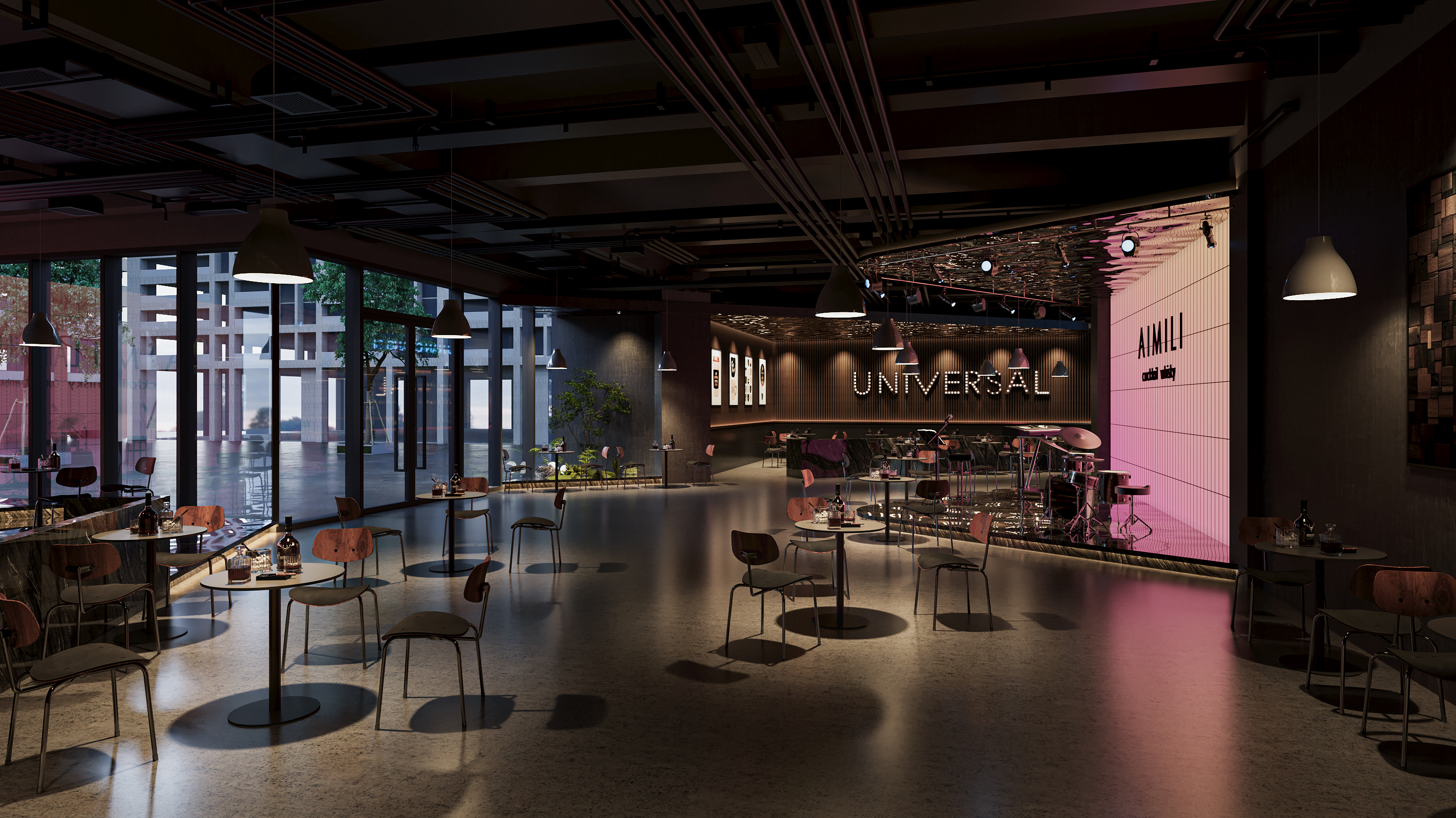 工装||酒吧效果图-2