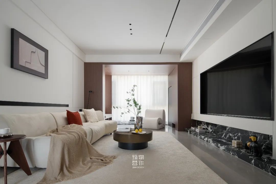 筑物设计｜128m²刚好装得下全世界的松弛，像走在都市里的“满足”-37