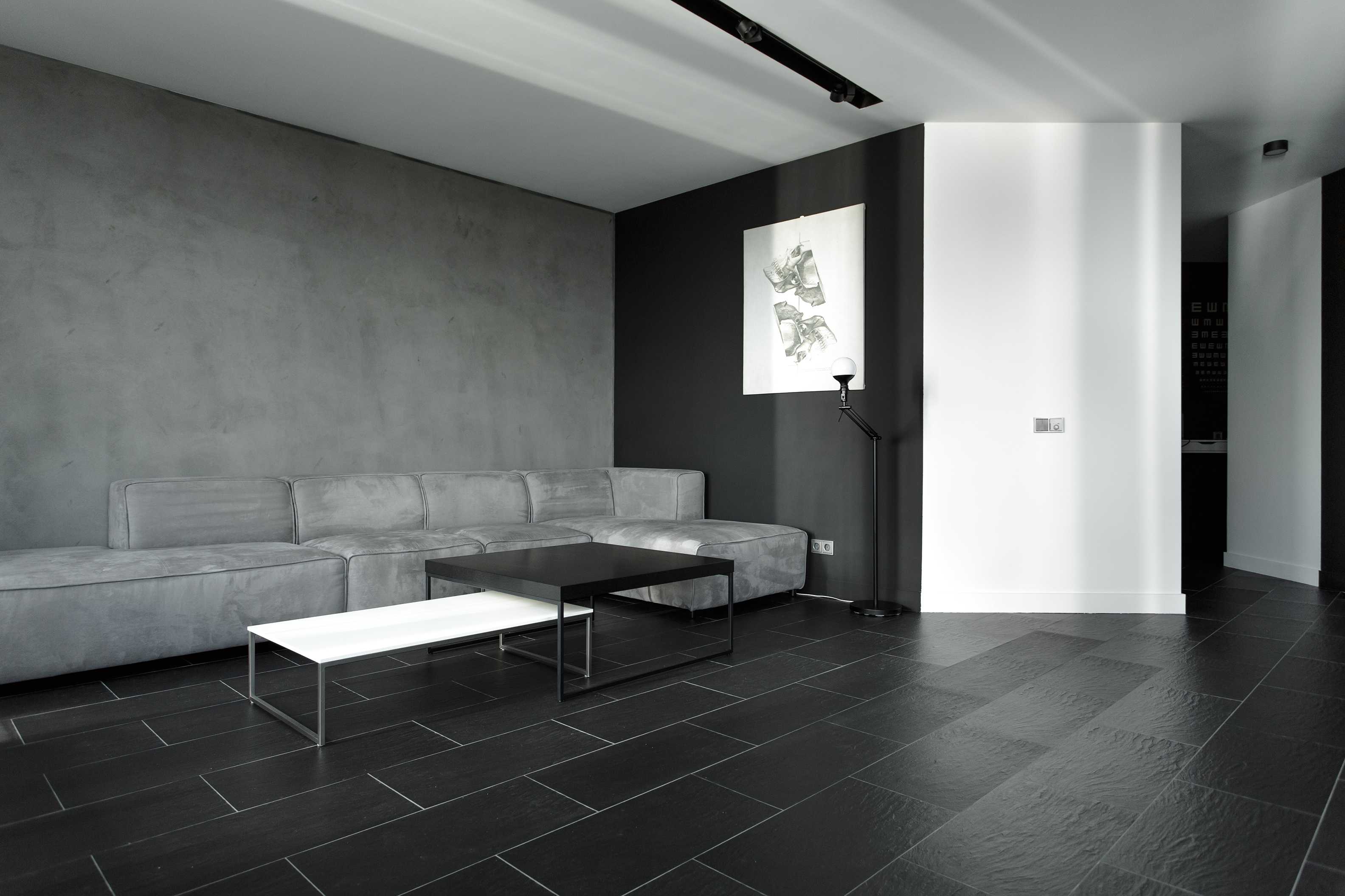 莫斯科 40 层高楼公寓，暗色调诠释城市工业风-20