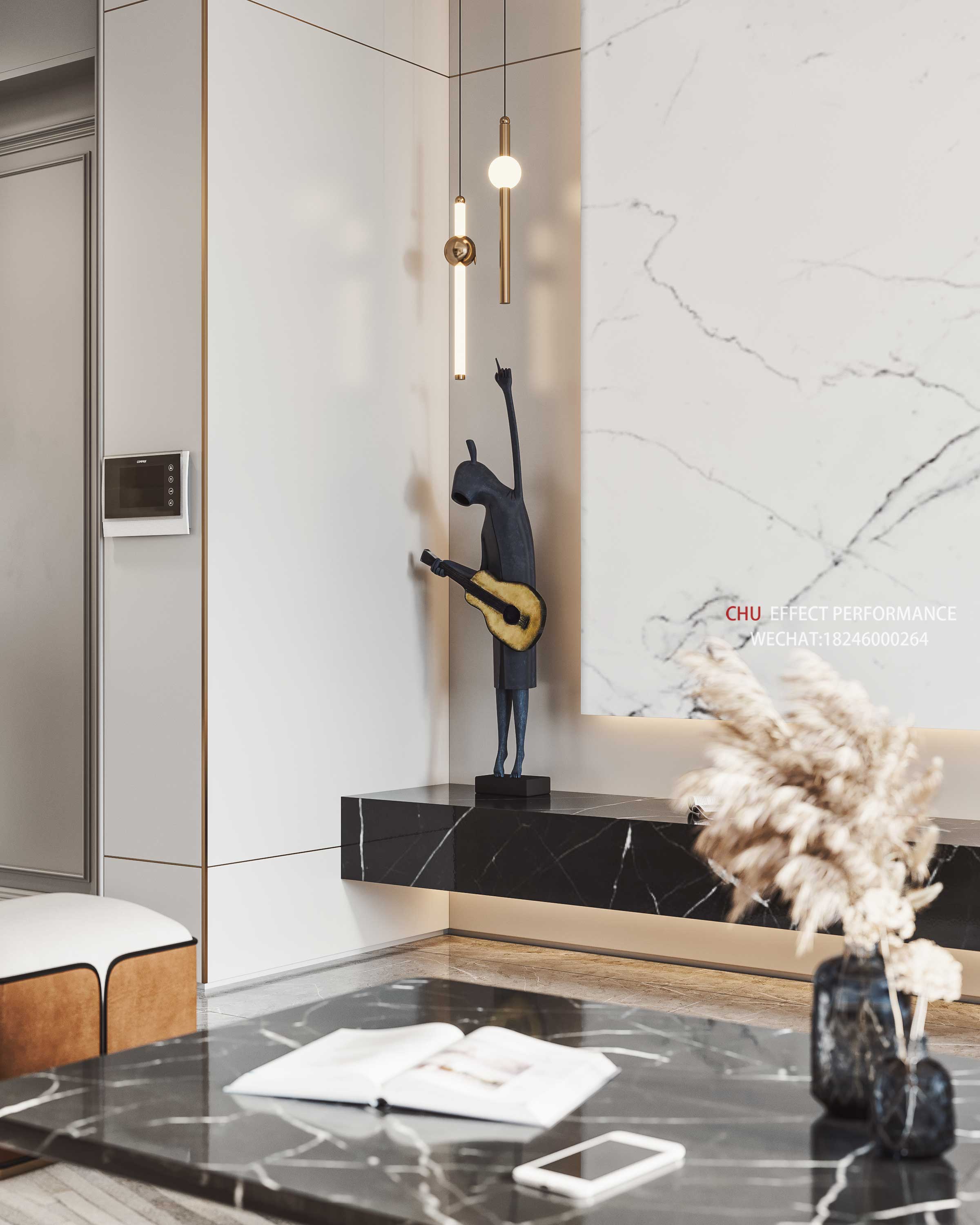 现代简约客厅设计，温馨舒适-6