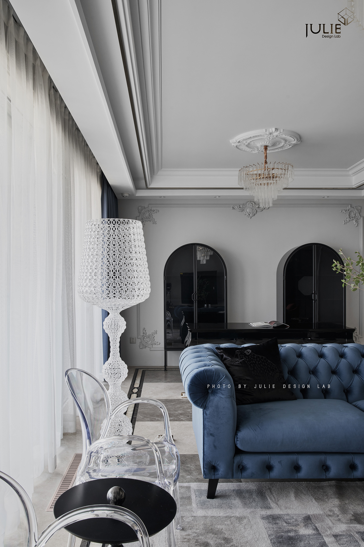 法式轻奢浪漫住宅设计丨中国杭州丨JULIE 软装设计-13