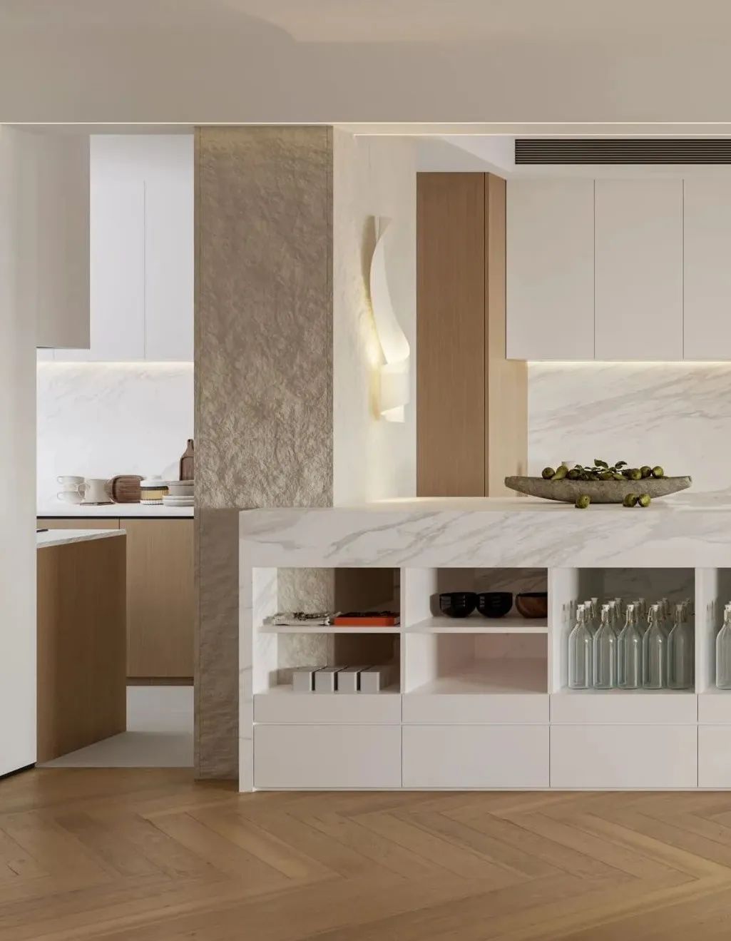 田野伏特加 · 自由风的 160㎡治愈空间设计丨中国天津丨DEEP WHITE-38