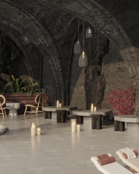 Interior design:restaurant