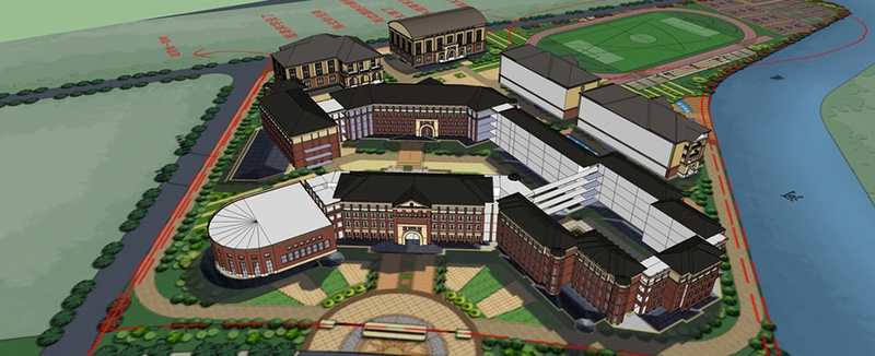 学校规划设计案例效果图-11