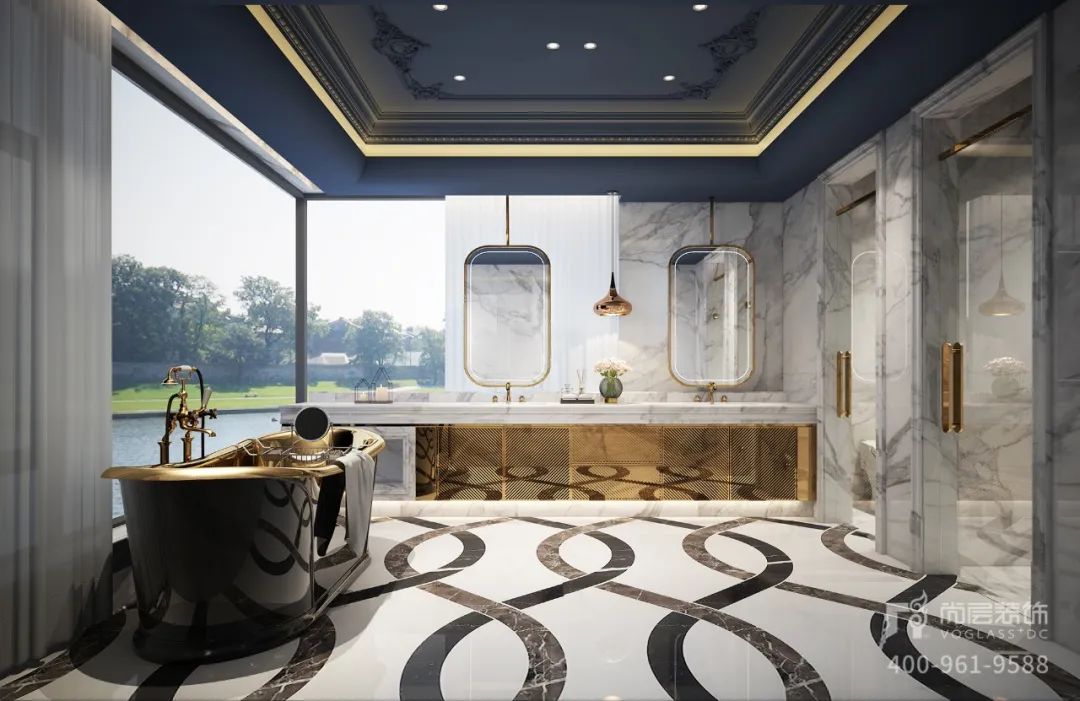 尚层装饰 | 法式浪漫嵌入生活,简约色调打造精致品味-37