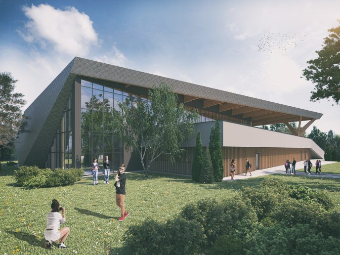 诺维萨德“拉扎·科斯蒂奇”中学体育馆建设项目-14