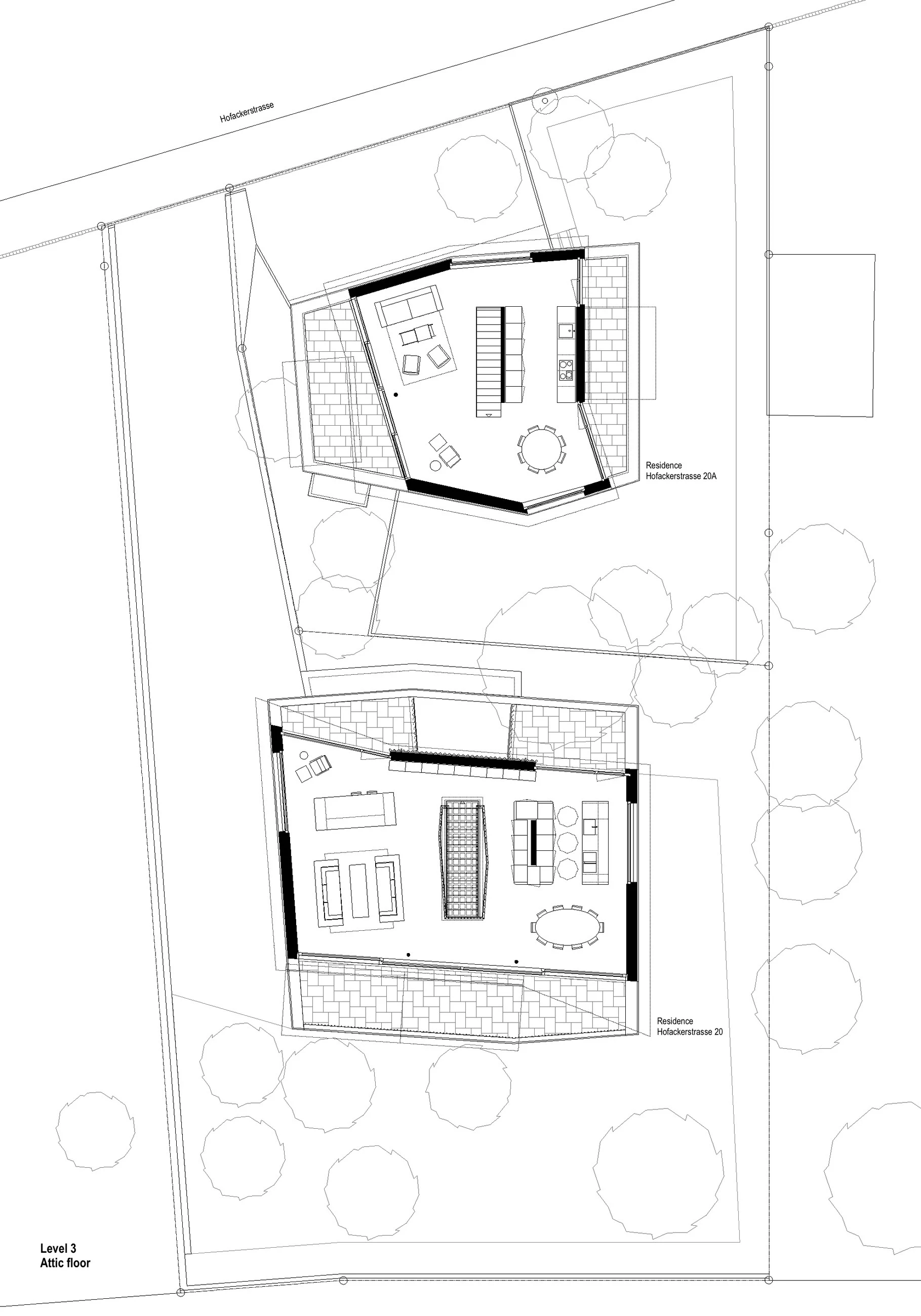 瑞士 Adliswil 两户独立住宅设计-31