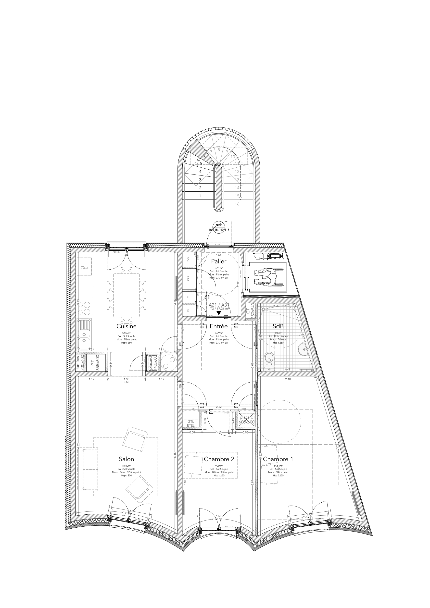 让·巴尔街 8 个住房单元丨法国巴黎丨JeanChristophe Quinton architecte-53