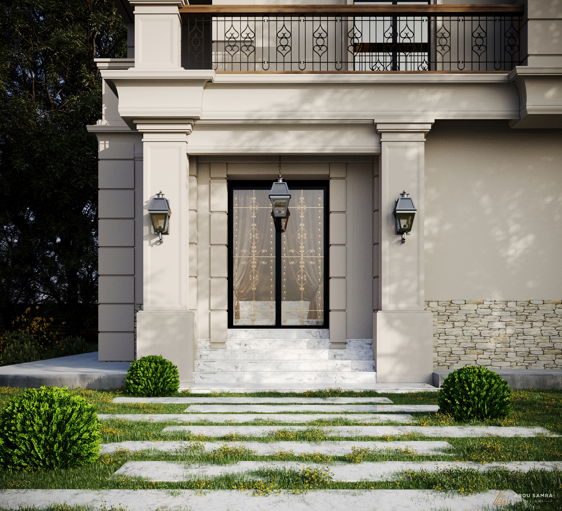 VILLA EXTERIOR FACADE DESIGN-5