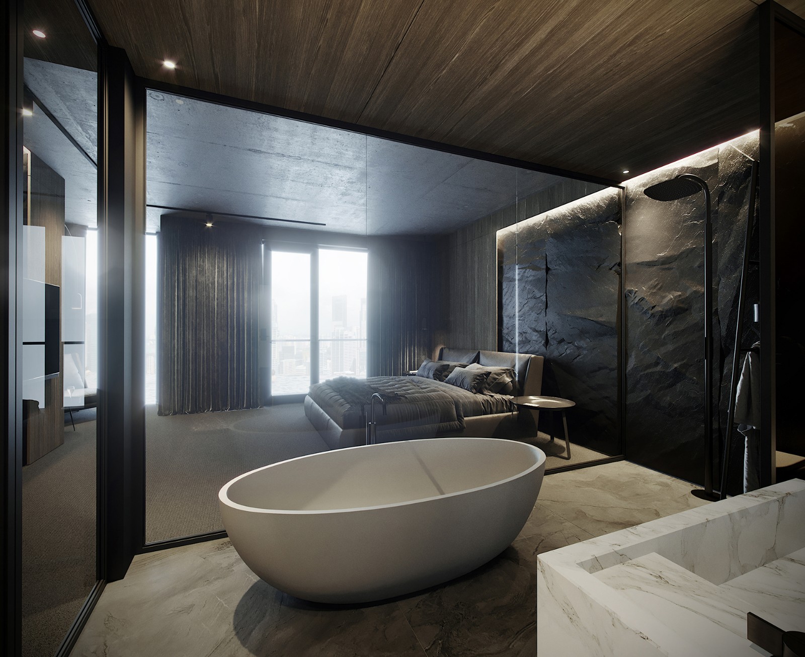 迪拜“酷感高级灰”酒店公寓-7