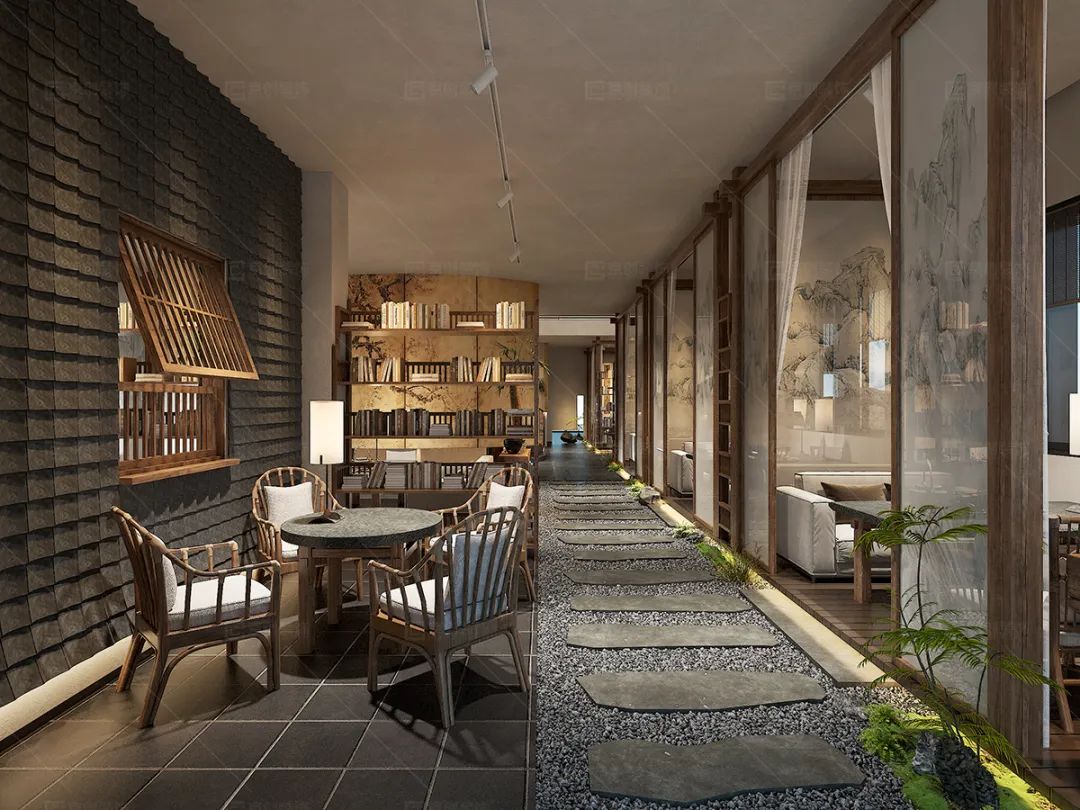 宜宾 · 东方禅意茶餐厅设计,穿越千年的中式美丨中国宜宾丨深圳京创装饰集团-18