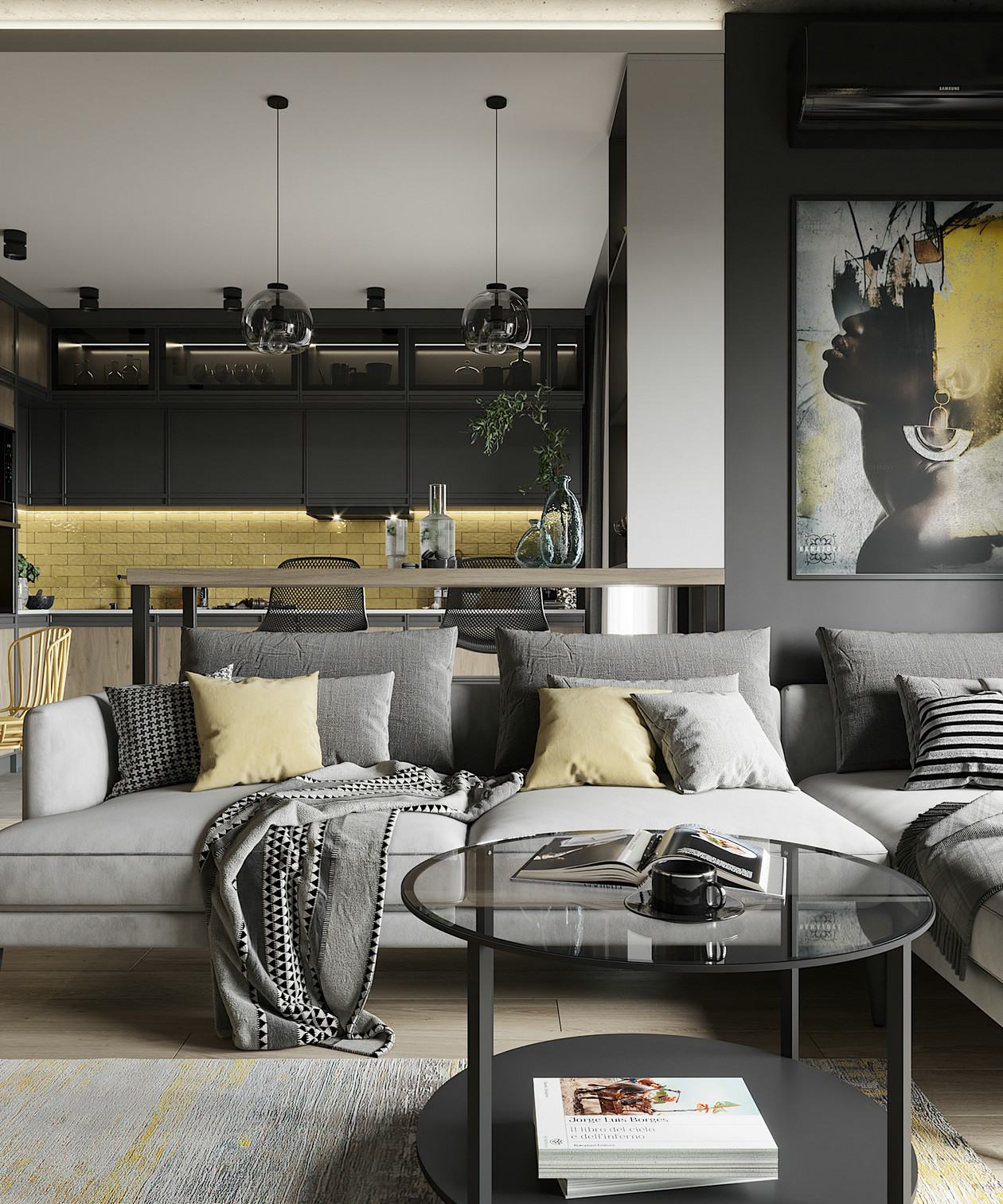 高级灰色系空间设计-4