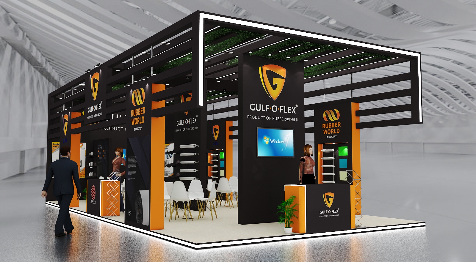 GULF0 FLEX 12X6M STALL DESIGN IN DUBAI-0