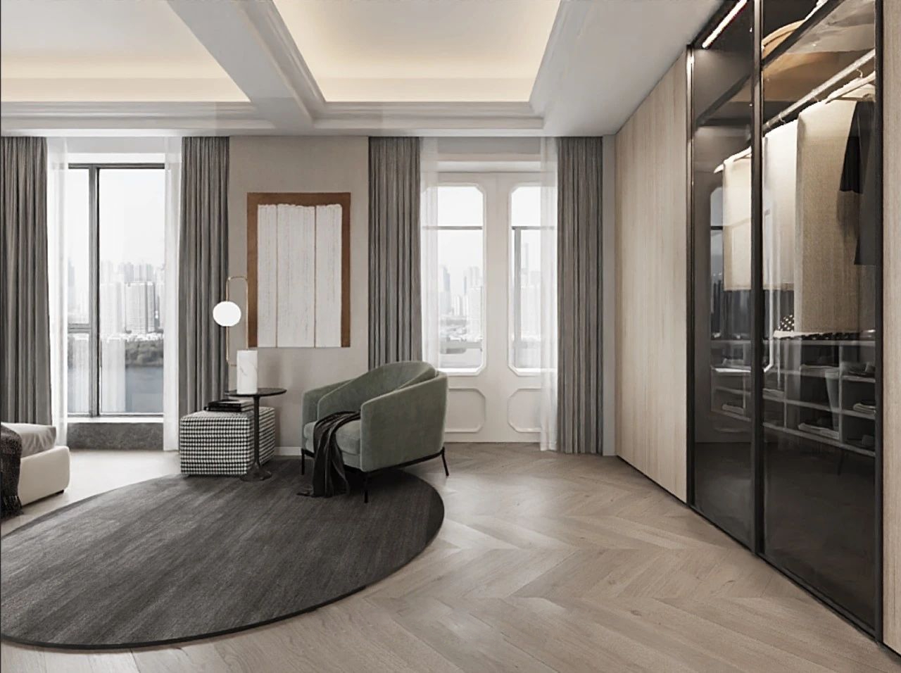 和尊设计 HR·HOME · 252㎡雅奢空间丨常州和尊设计-45