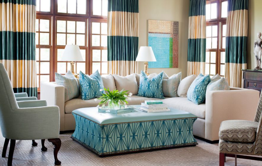 Remarkable Ways To Inspire With Striped Curtains-2