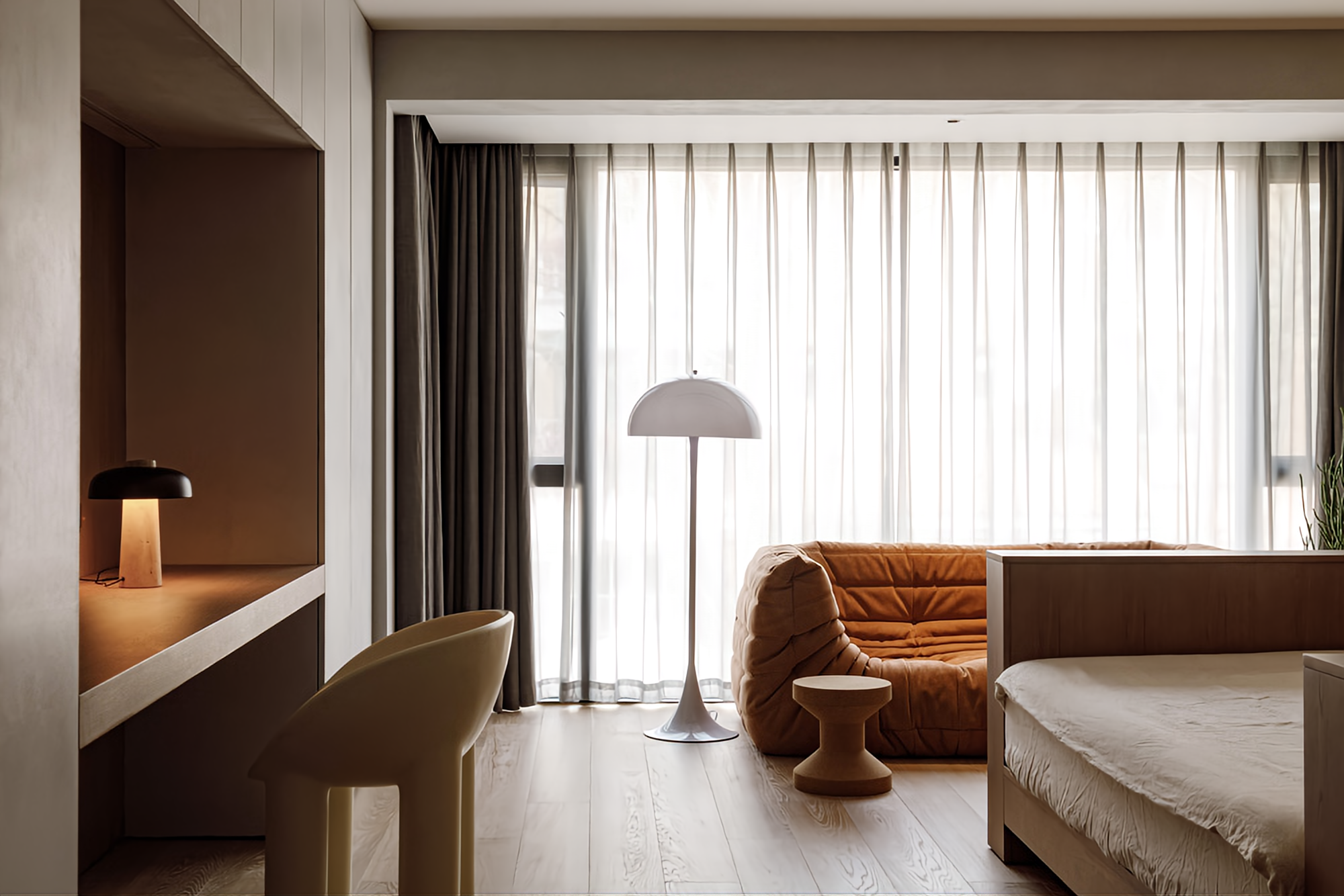 黑金色调的家丨中国北京丨NOTHING DESIGN-22