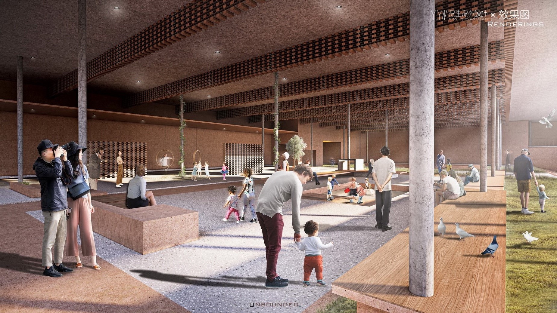 / YLYW | 无界-社区休闲空间设计-53