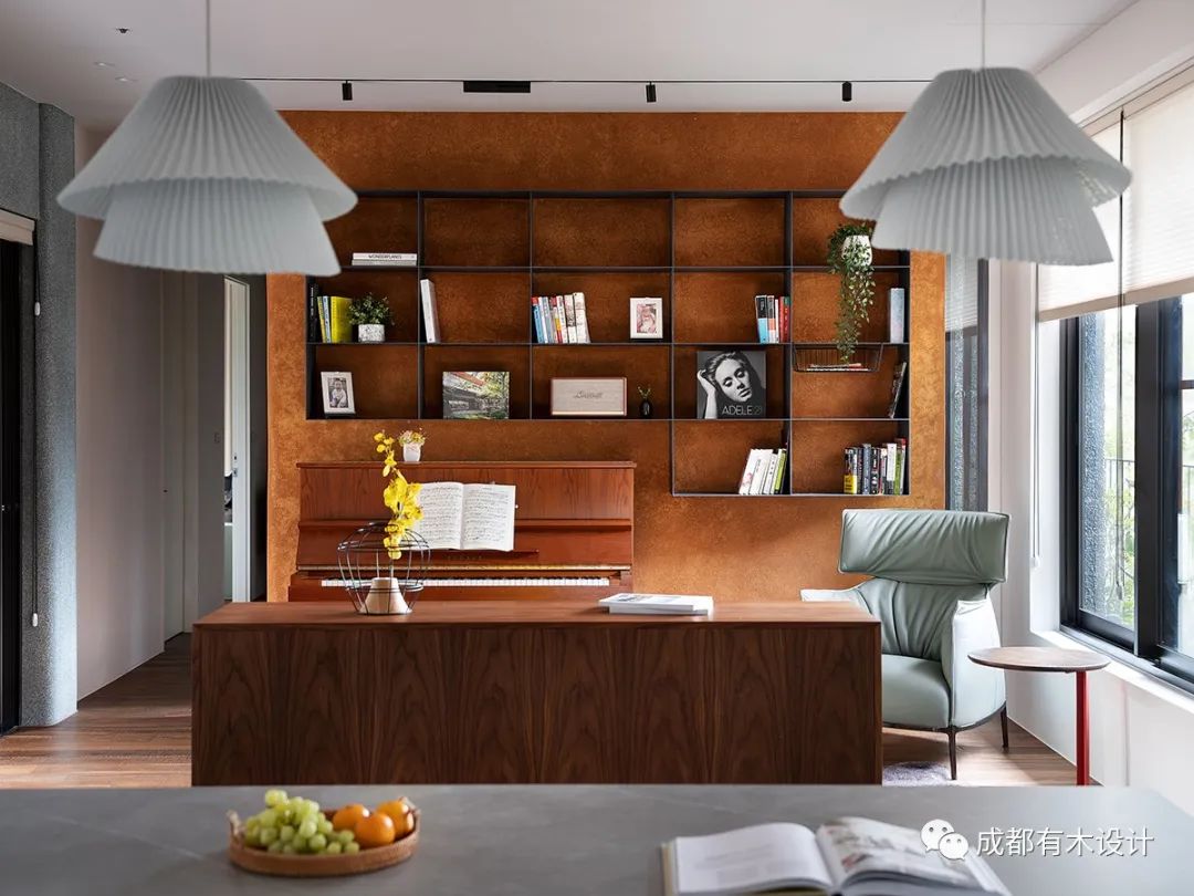 现代原木感混搭居所丨大墨-42
