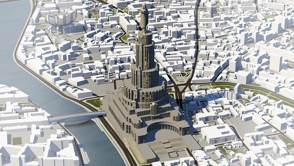 莫斯科苏维埃宫丨俄罗斯莫斯科丨Б.М. Иофан（鲍里斯·米哈伊洛维奇·约凡）等-14