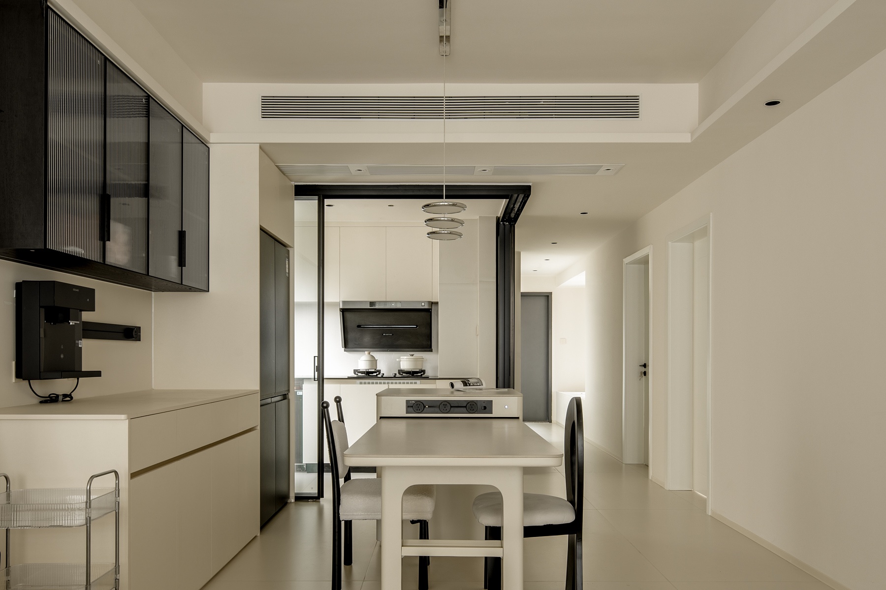 98㎡三房格局，动线重塑×收纳整合×简约奶油风-73