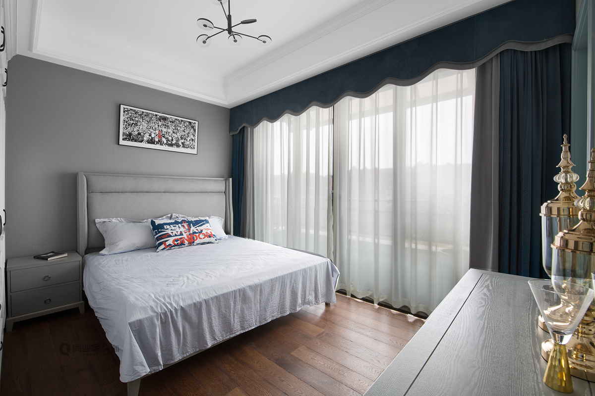 重庆北大资源悦来 220 平叠拼别墅现代美式装修设计-24