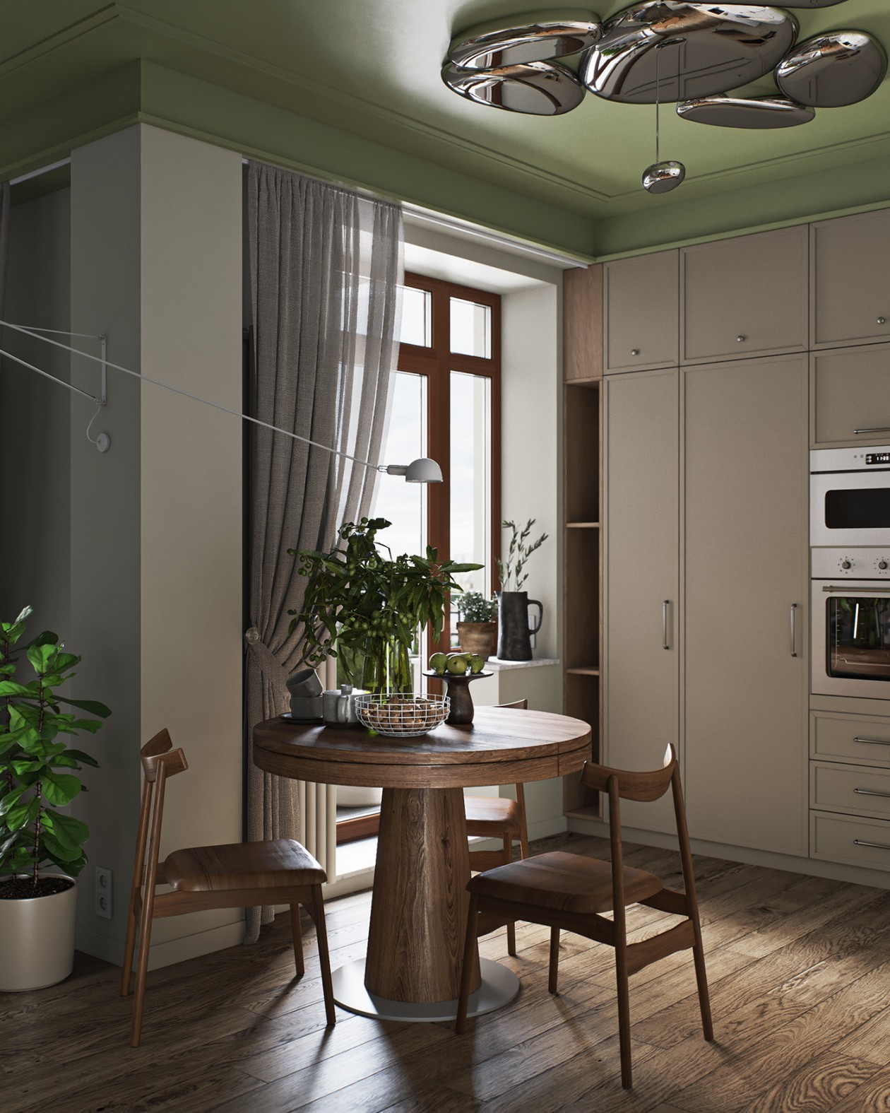 圣彼得堡 -98㎡混搭风公寓-9