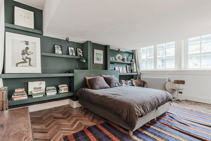 阿姆斯特丹双层阁楼 | 绿意盎然的孩子房-20