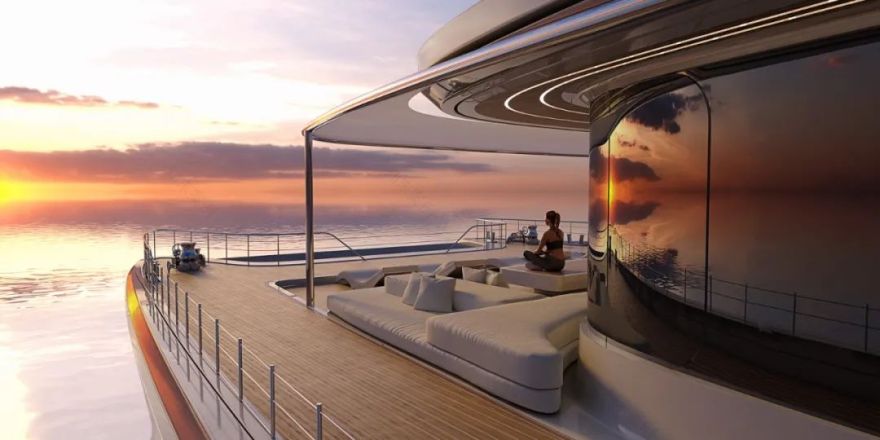 Oneiric 双体船概念船丨意大利丨扎哈·哈迪德建筑事务所-44