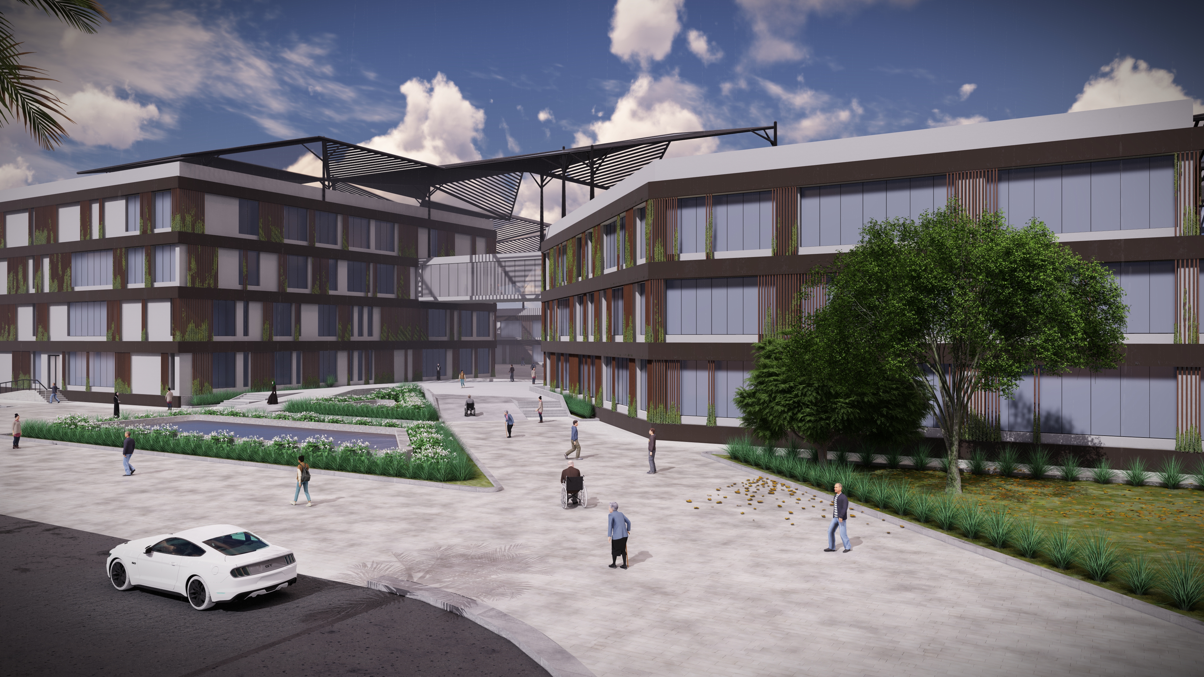 HEALING 身体残疾康复中心丨Ahram Candian大学工程学院建筑系-19