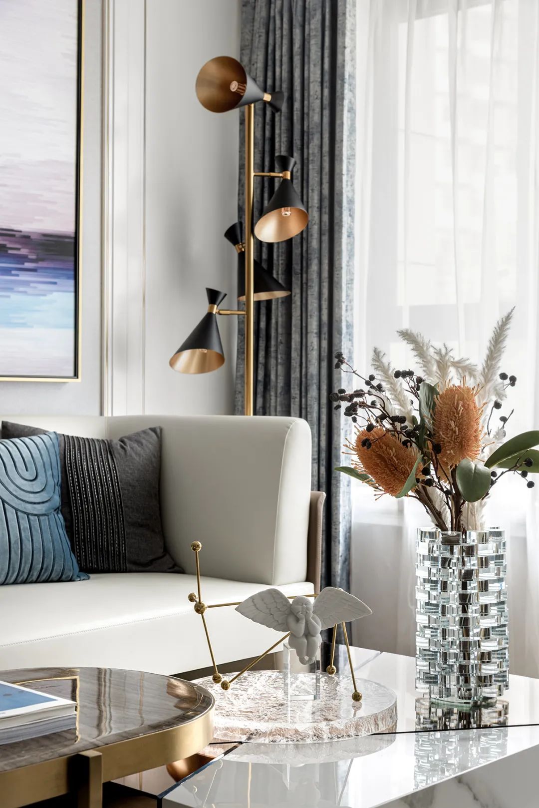 京津新城双户型，新中式与轻奢风的人居空间探索-53