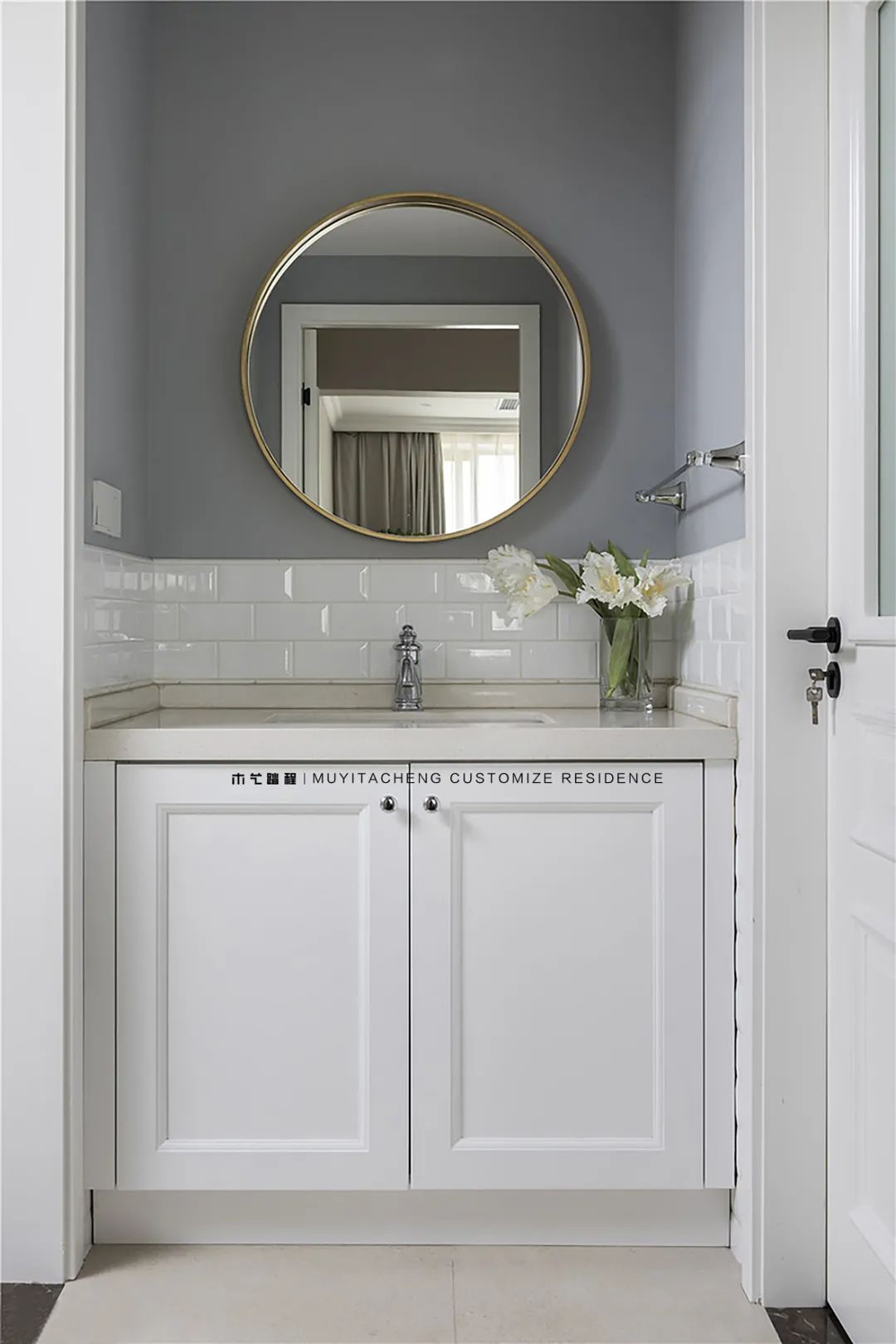 重庆渝北区两江新宸轻奢优雅家居设计丨中国重庆丨木艺踏程全屋定制-44