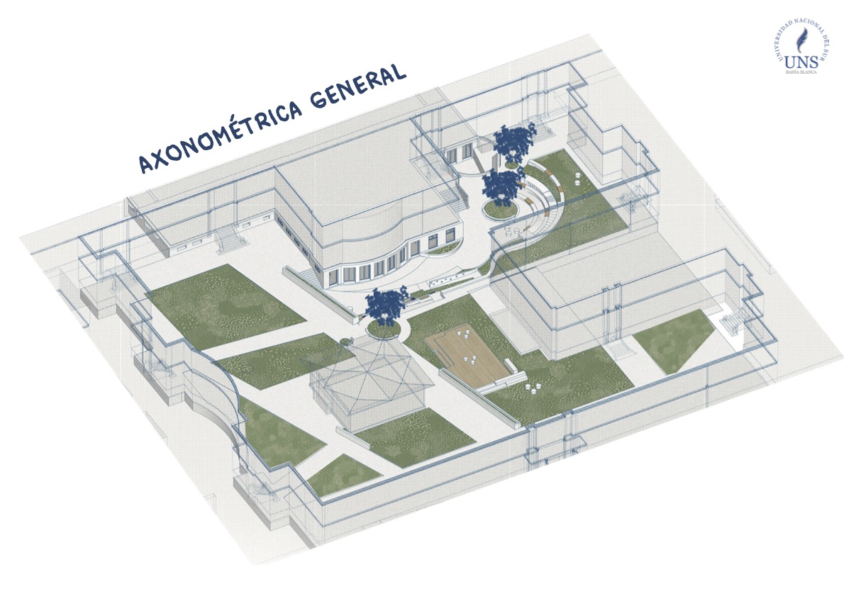 Propuesta patio central + sala de estudio UNS 校园广场-8