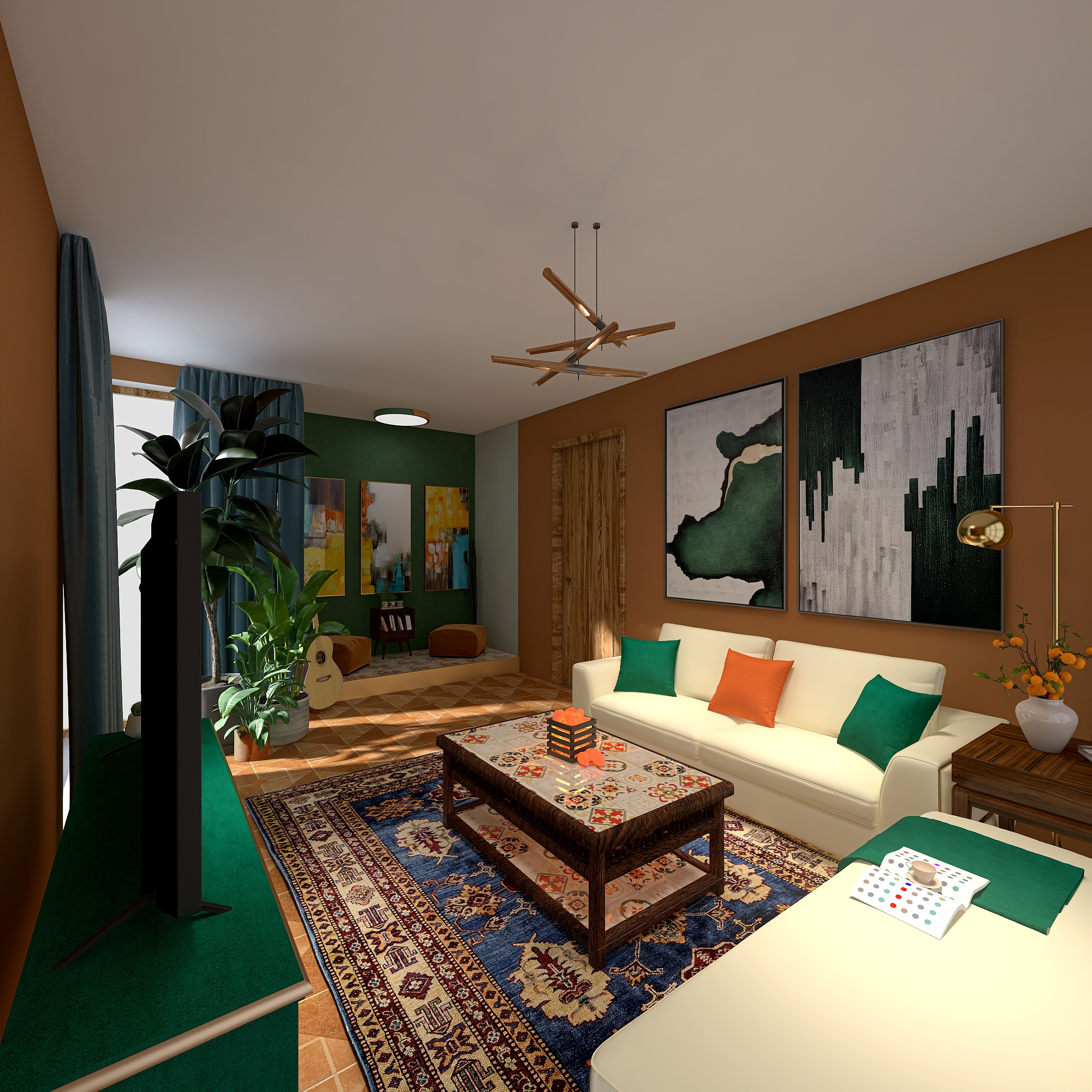 Coco（inspired）22sq·m 客厅设计-15