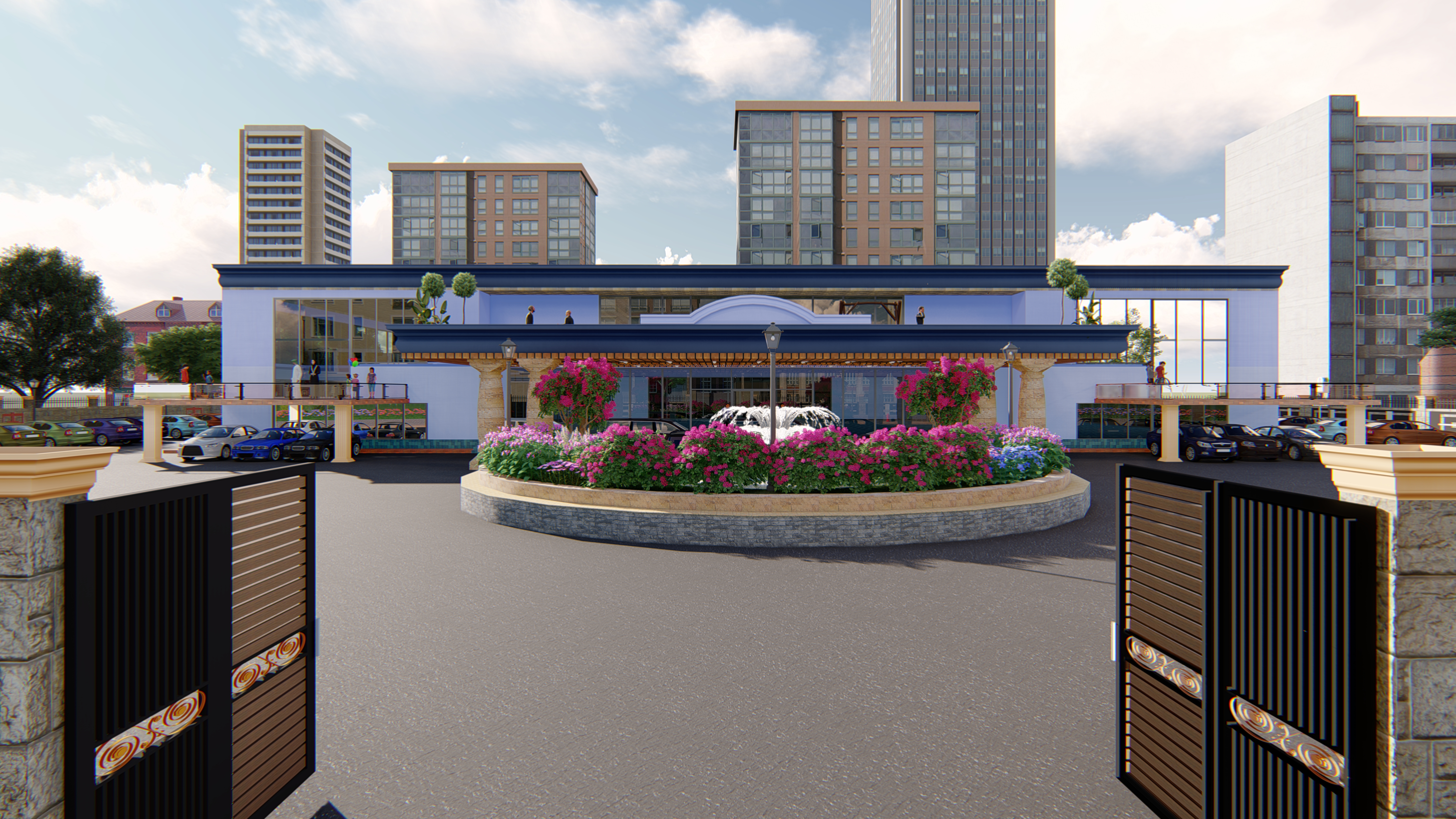 Convention Hall Exterior Design.-3