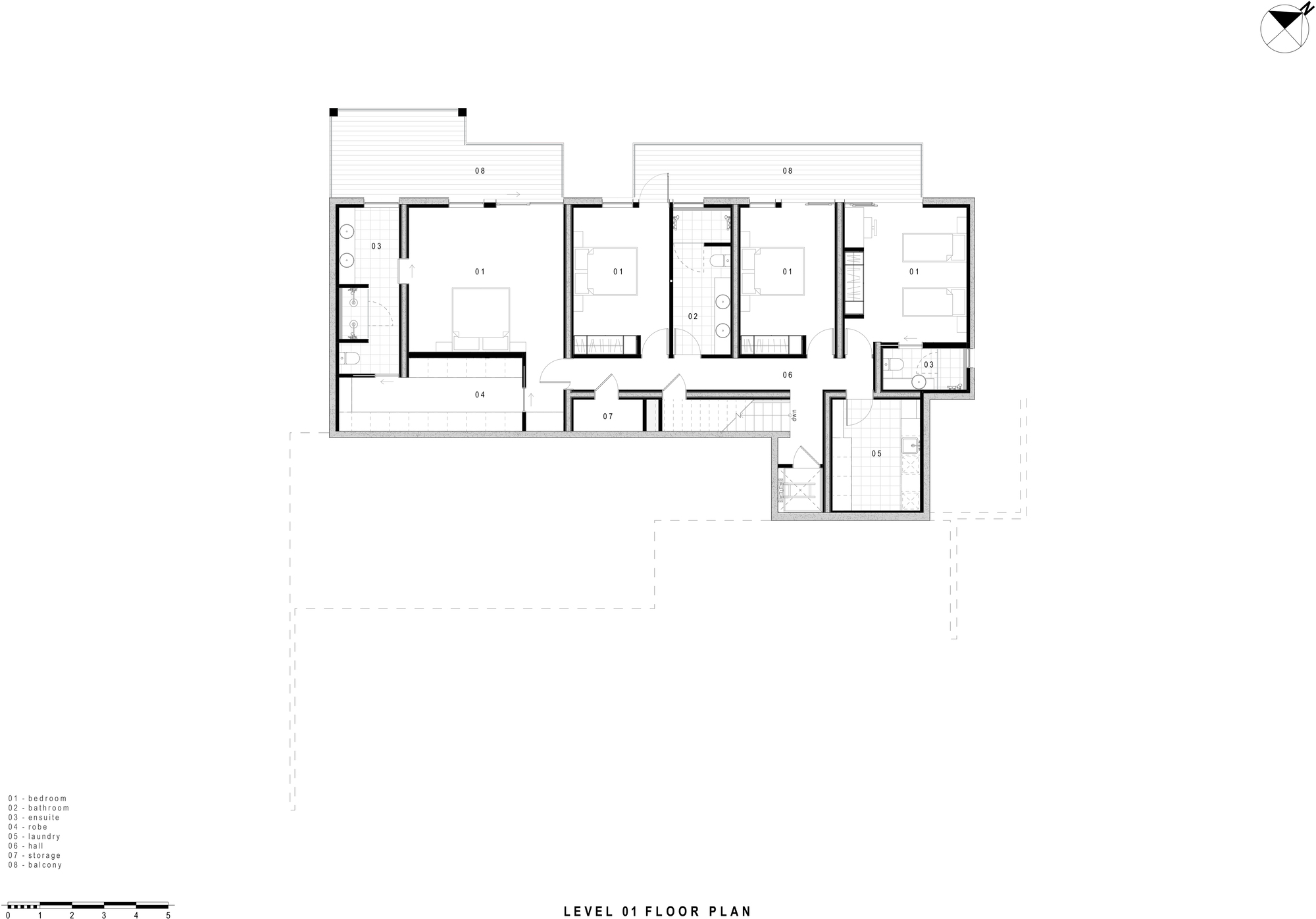 斯卡伯勒清水混凝土住宅丨新西兰丨Young Architects-39