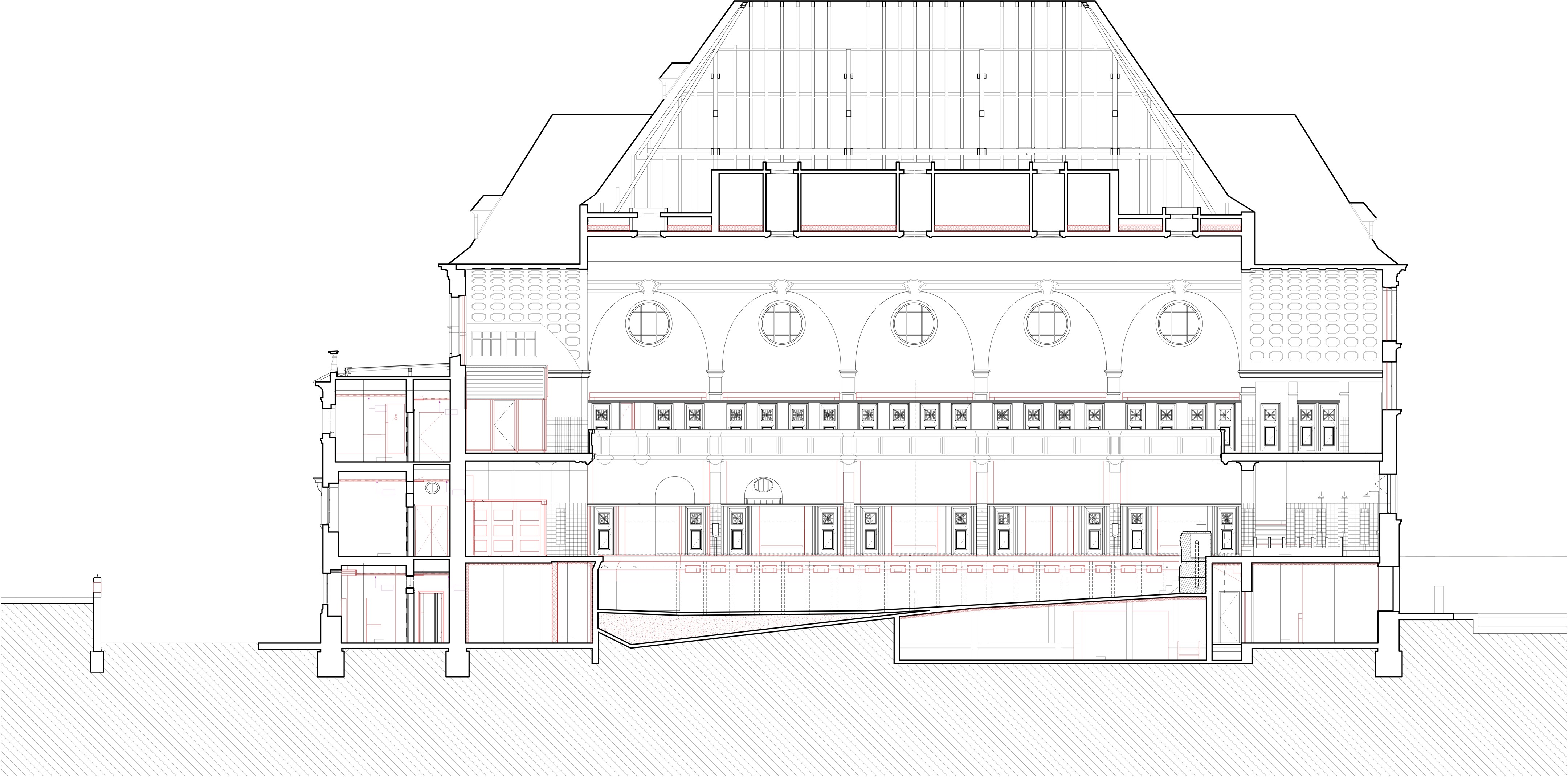 斯特拉斯堡市政浴场翻新与创新丨法国-15