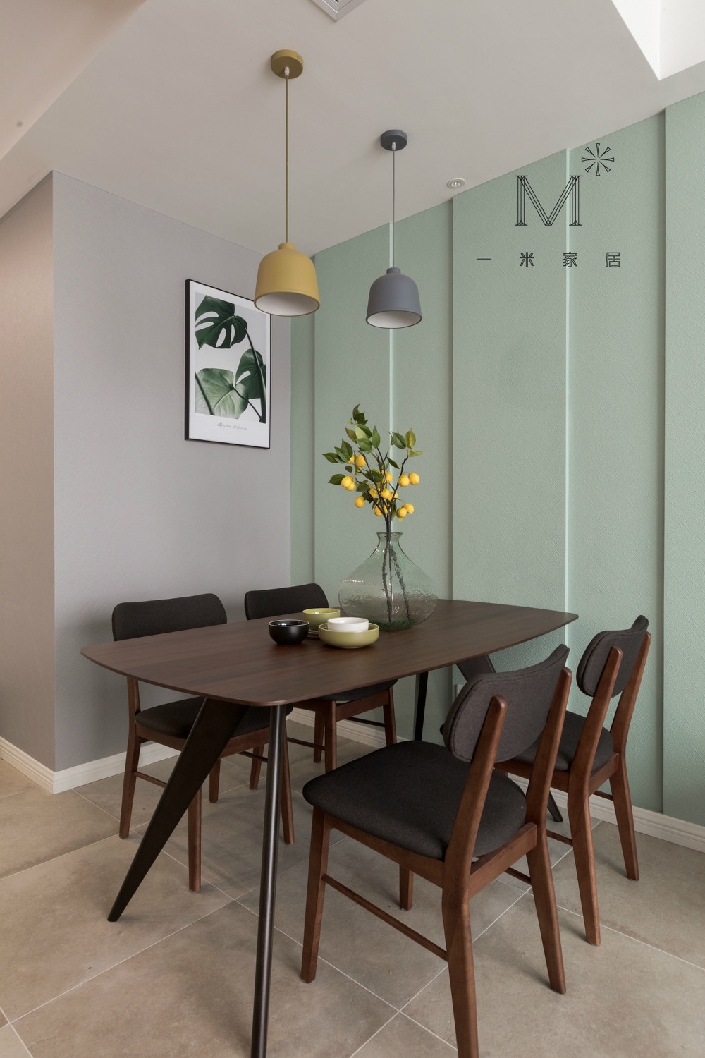 一米家居打造 150㎡现代简约清新空间-7