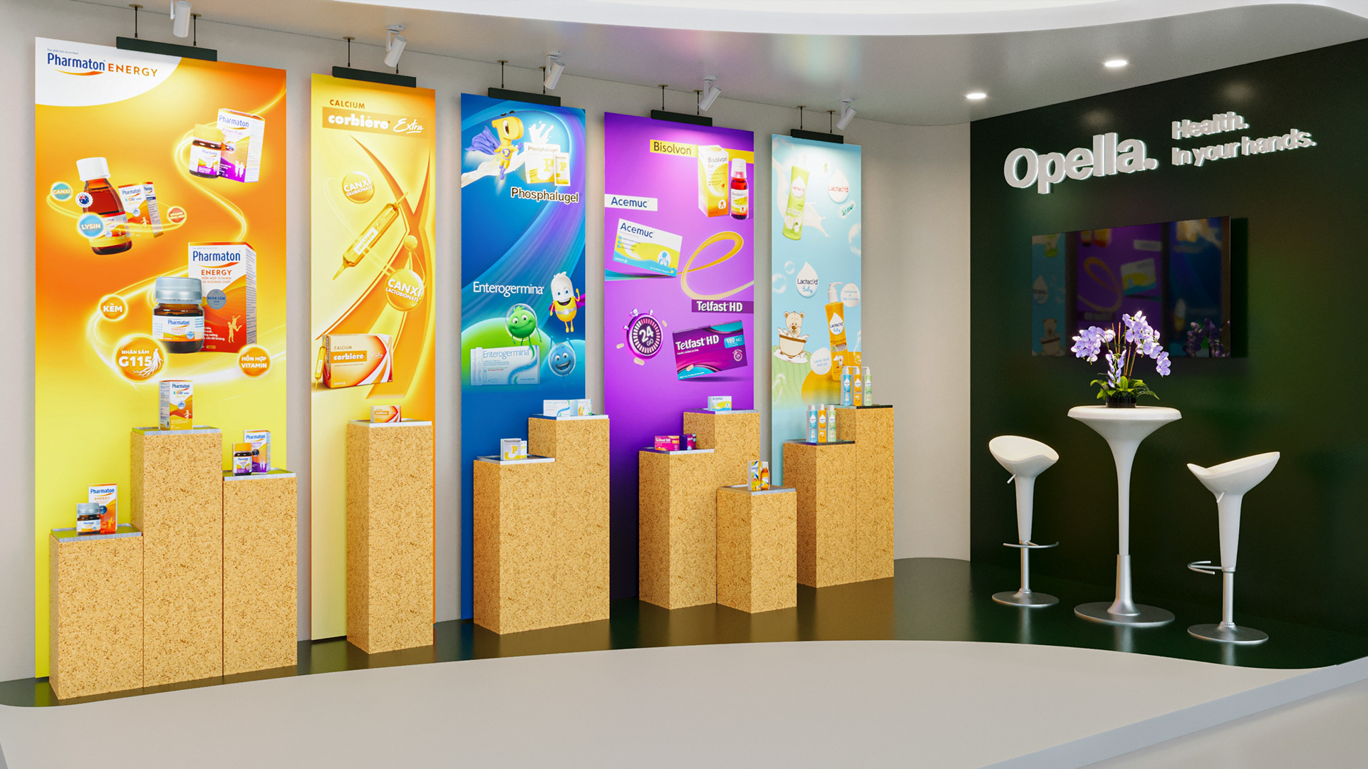 赛诺菲消费者健康产品  展示柜-5