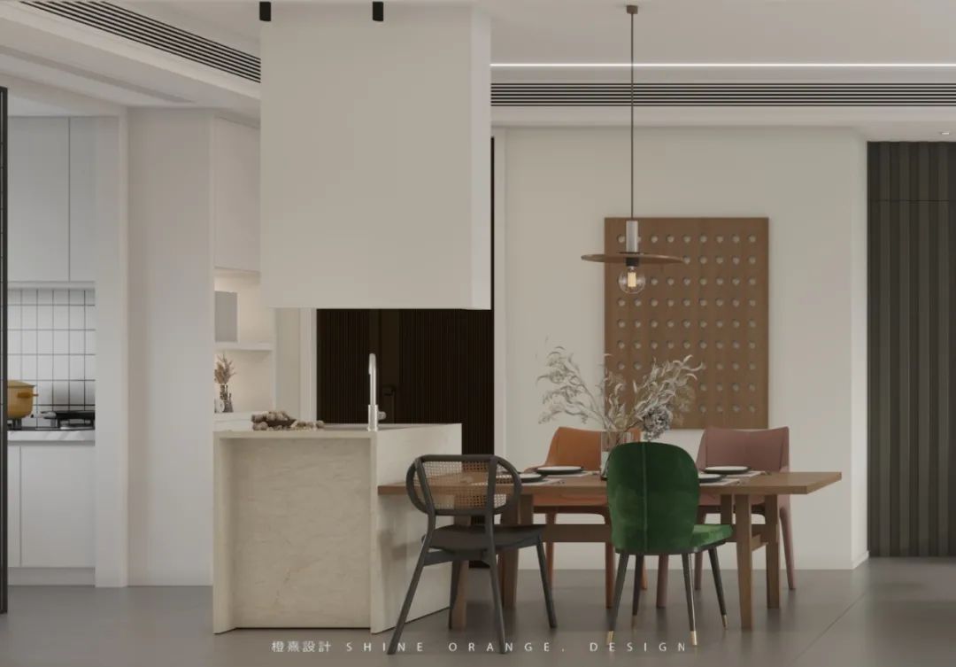 《橙熹设计》 | 混搭风格,充满温暖与趣味的家-38