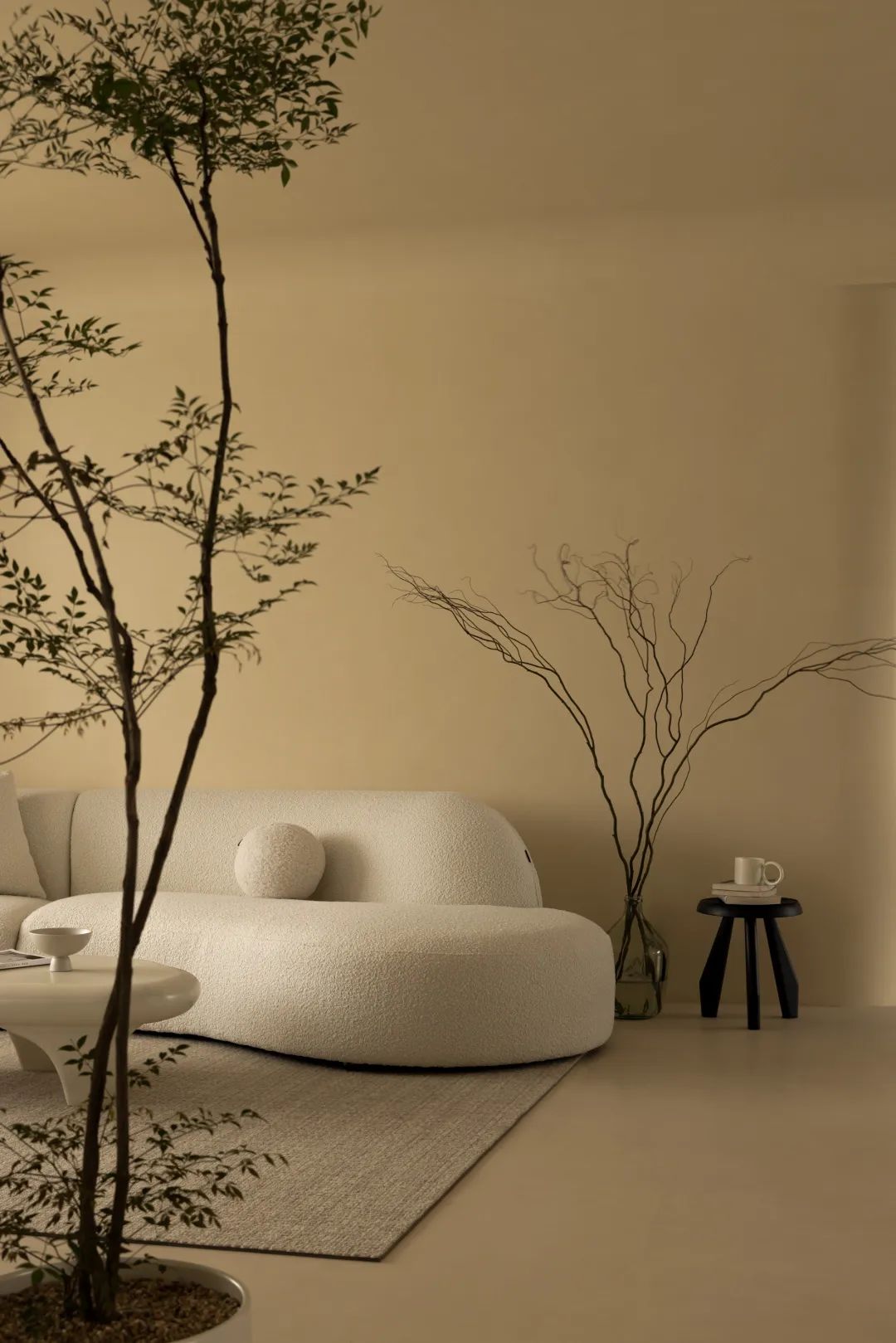 质感奶油风，删繁就简舒适生活 | 行一设计-0