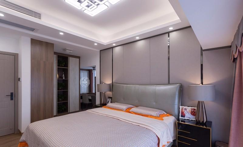 现代简约三居，落地实景惊艳亮相-6