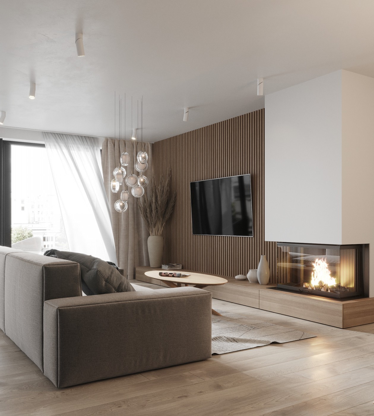 白色系现代极简风公寓-9