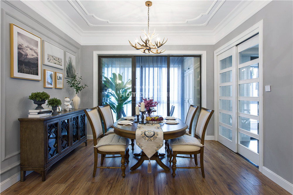 成都 130 平简美风家居,浪漫麋鹿元素满屋-32